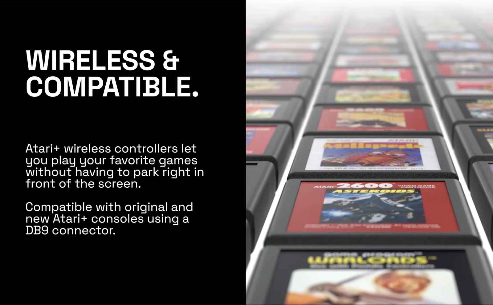 Official Atari 7800+ Console & Wireless Controller – HDMI Output