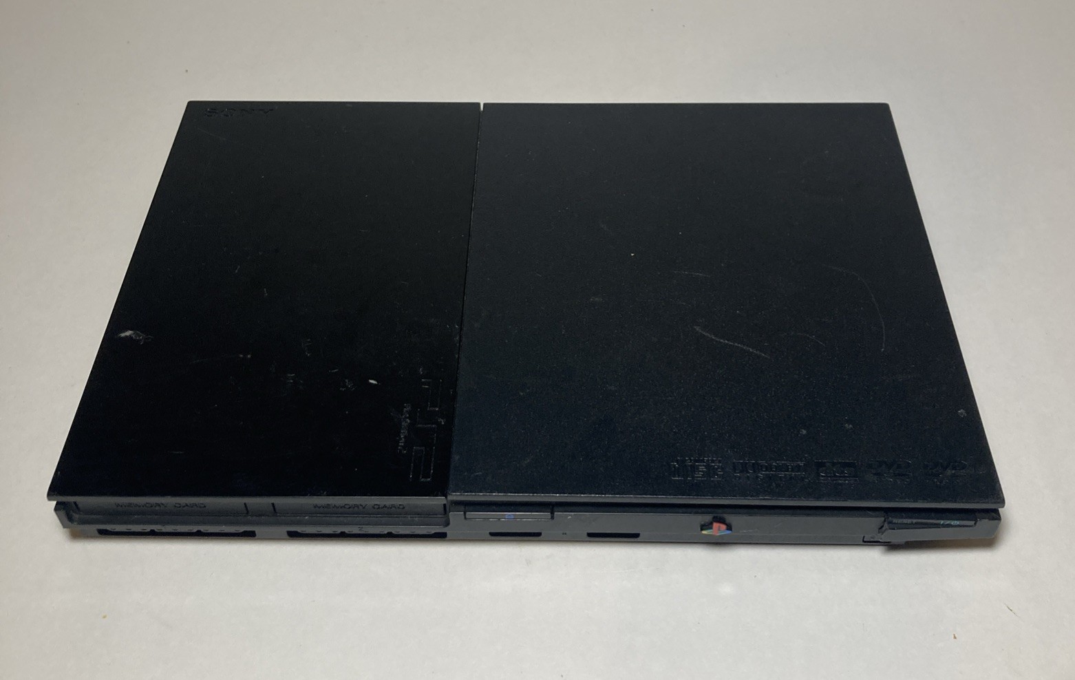 Ps2 Slim SCPH-90001 Console Only Black Tested & Plays Games But Shell Is Broken