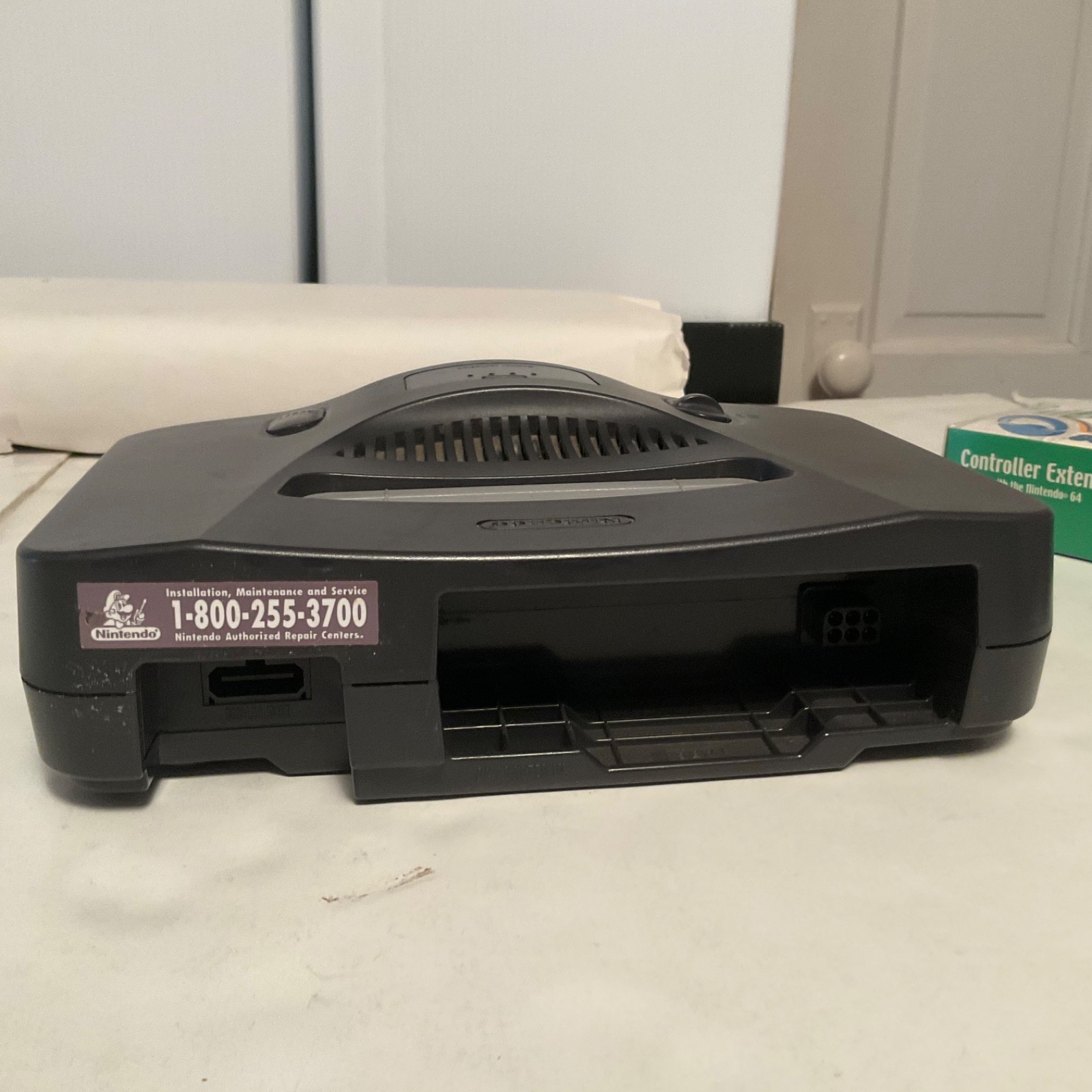 Tested ! N64 Lot System Console Black Grey (Controller Controller Pak) NUS-001