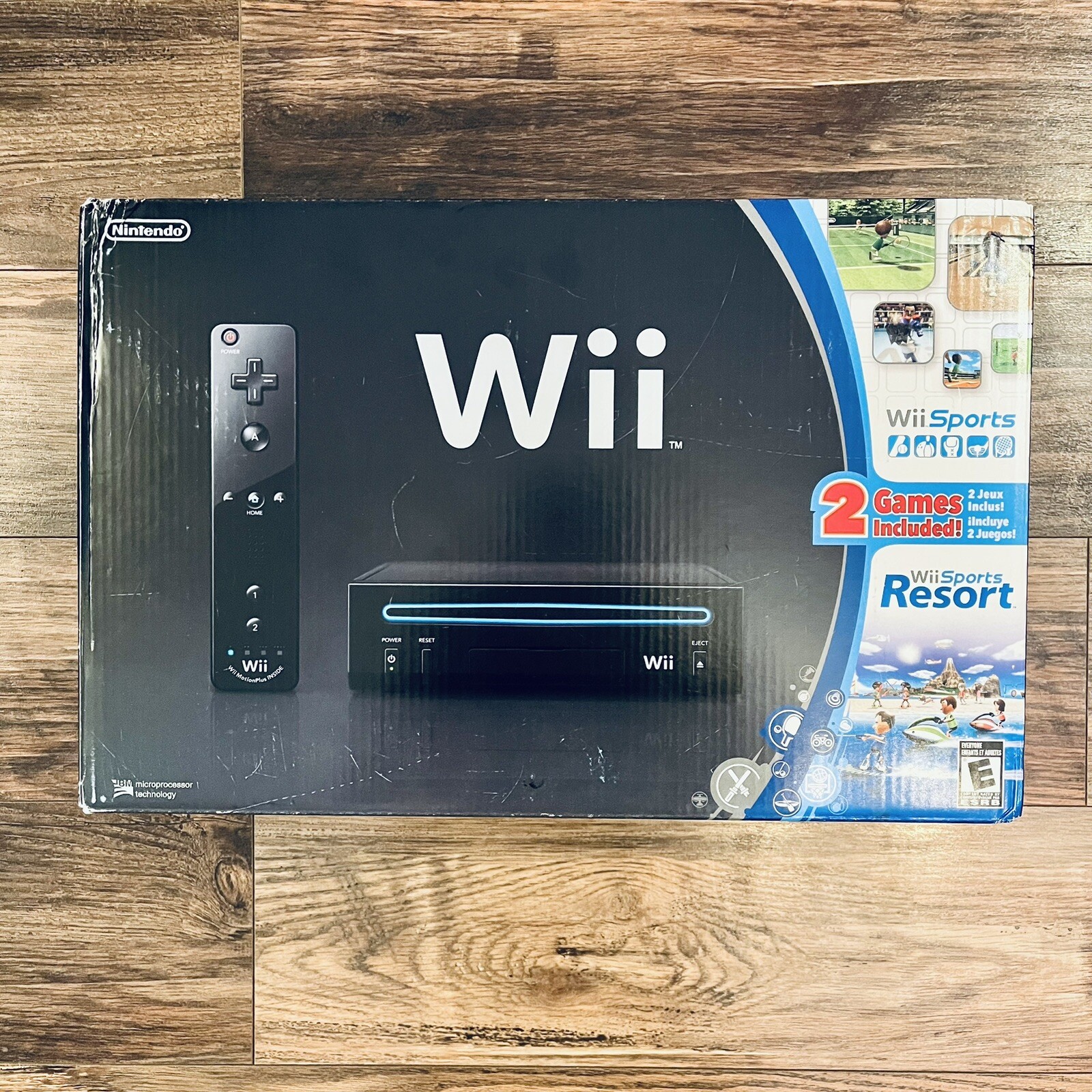 New Nintendo Wii Console w/ Wii Sports + Wii Sports Resort Black – SHIPS FREE!