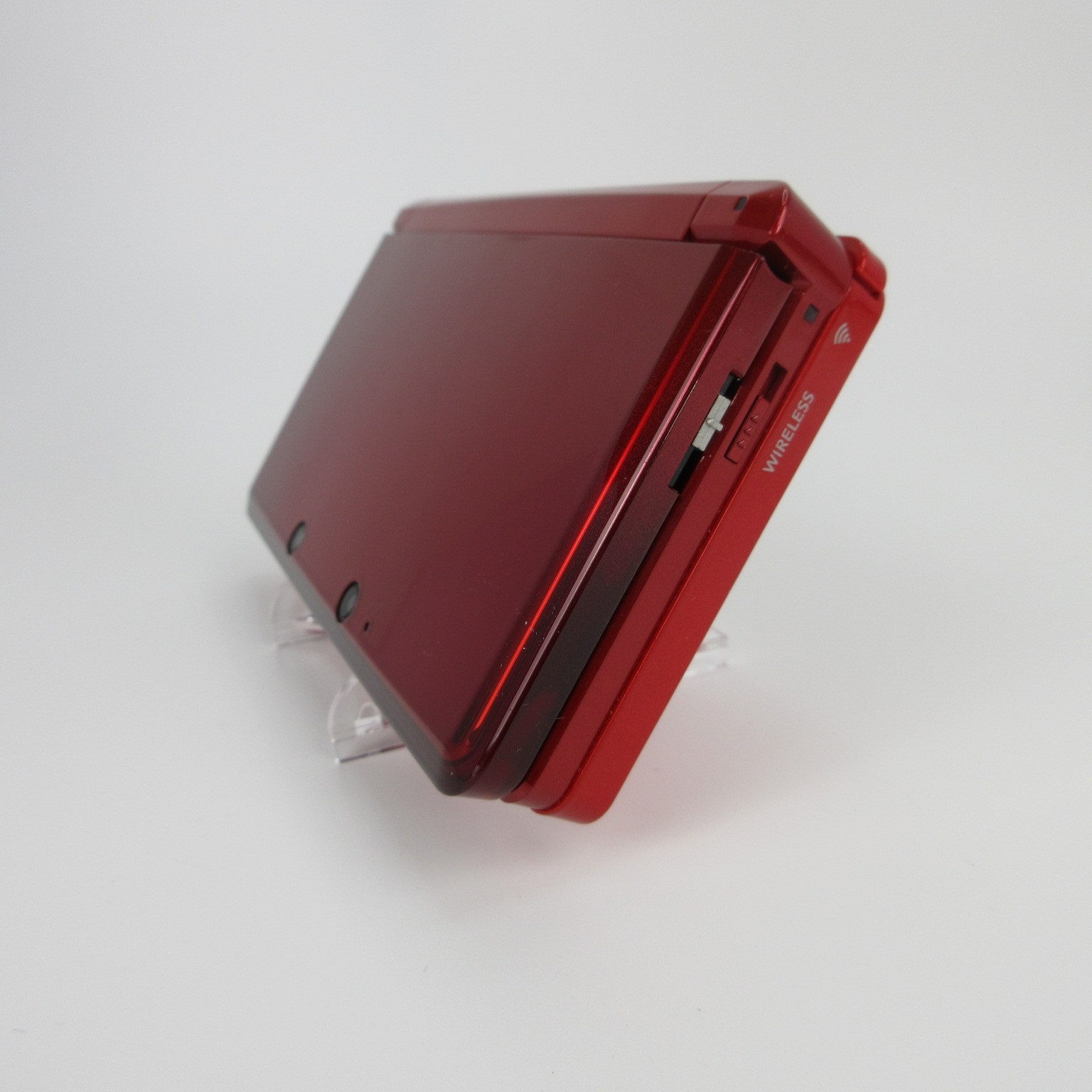 【Very Good】Nintendo 3DS Flare Red Console Box Charger Japanese Edition #Den0816