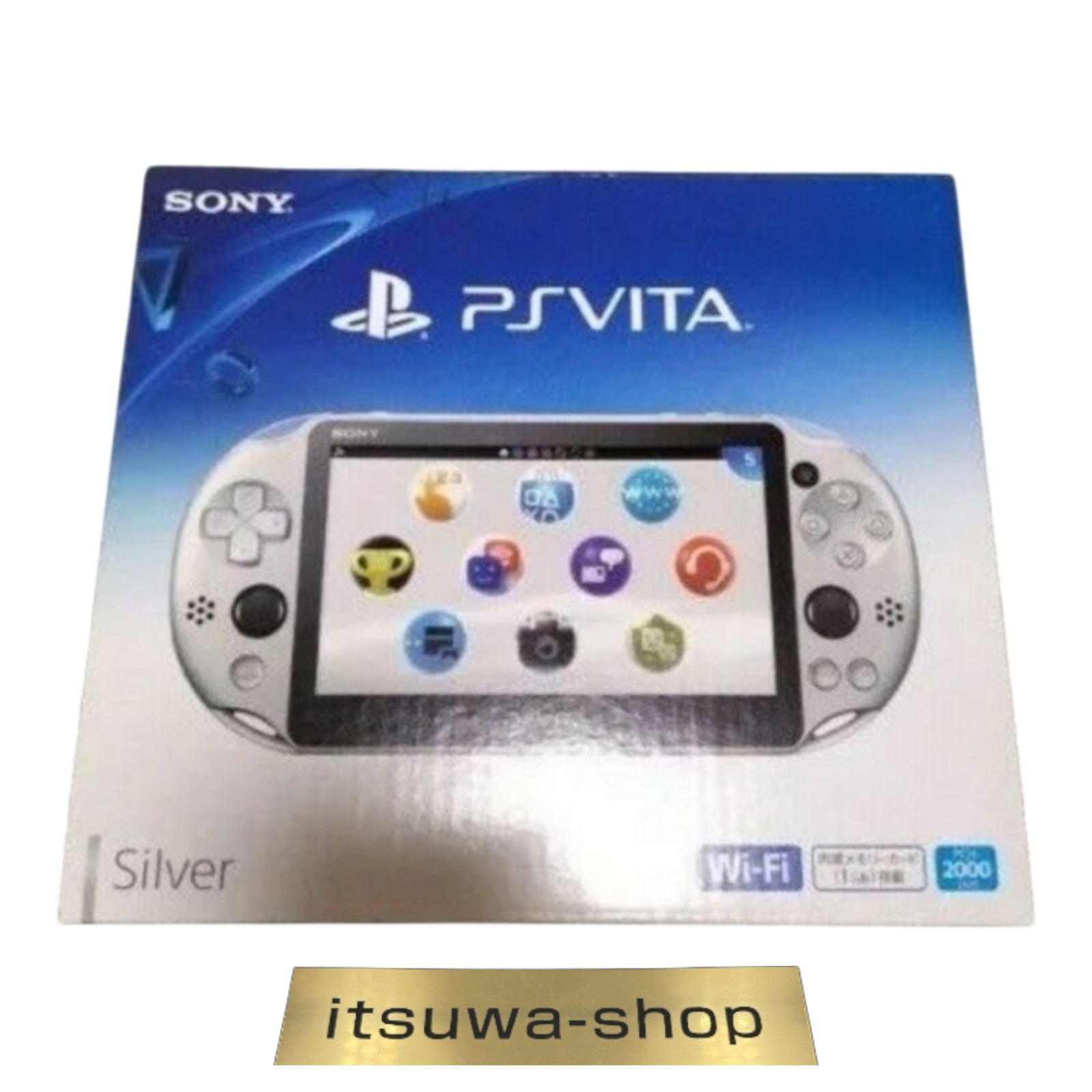 SONY PlayStation Vita Wi-Fi Model Silver PCH-2000ZA22 PS Vita Japan new