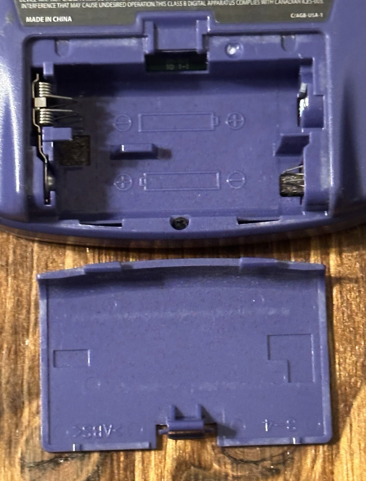Nintendo Game Boy Advance GBA Console AGB-001 – Indigo Purple