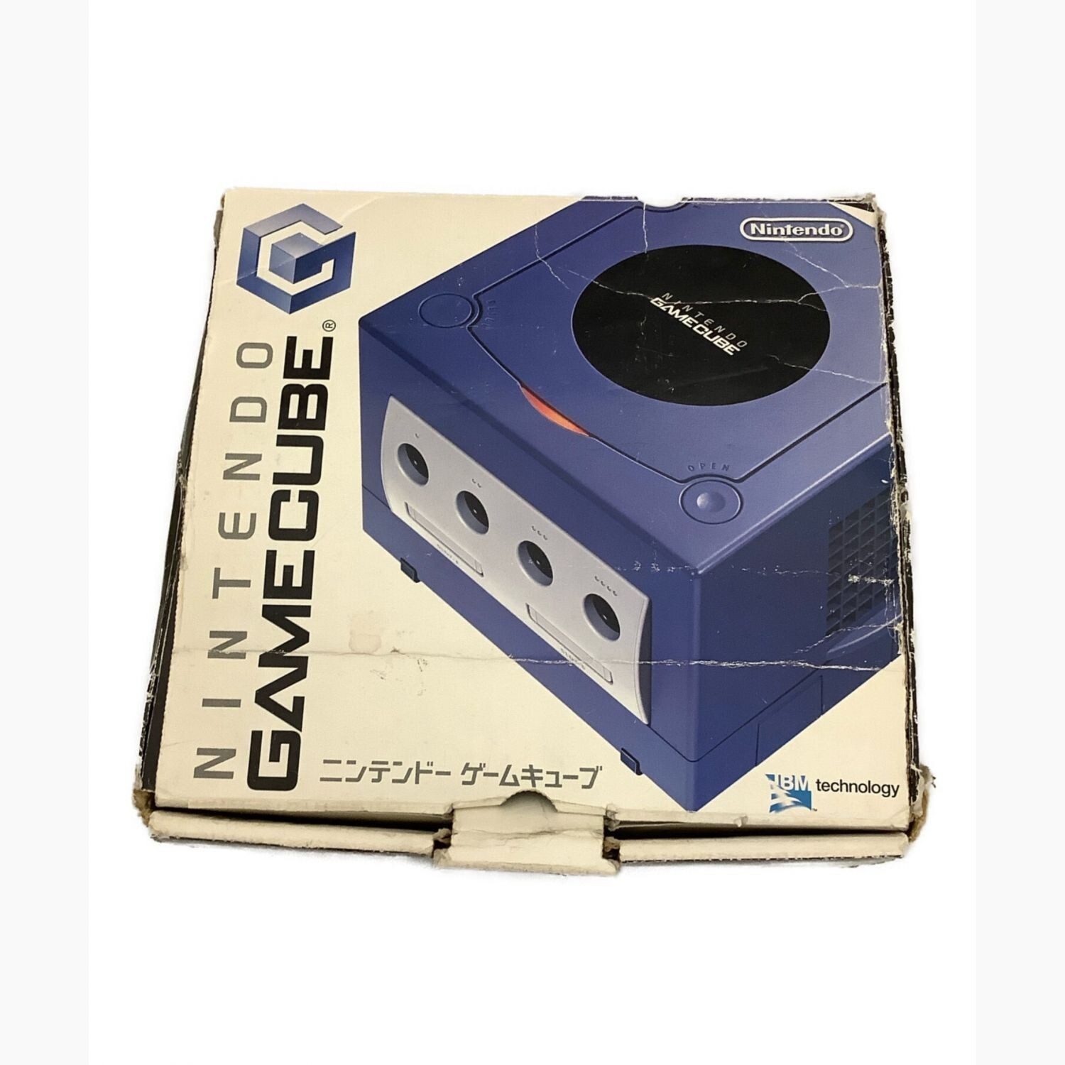 Nintendo GameCube Home Console – Indigo DOL-001 Confirmed Operation from japan