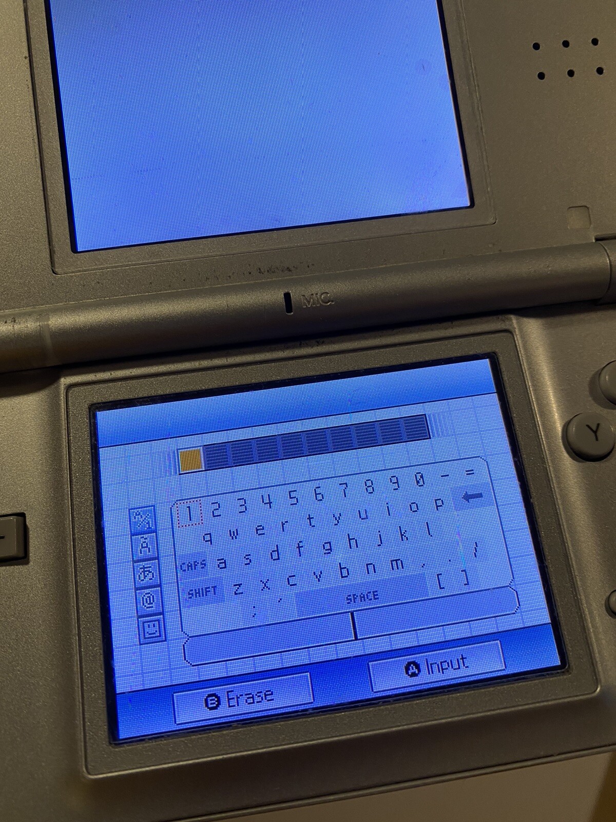 Nintendo DS Lite Launch Edition Silver System “For Parts Or Repair Sold As Is”