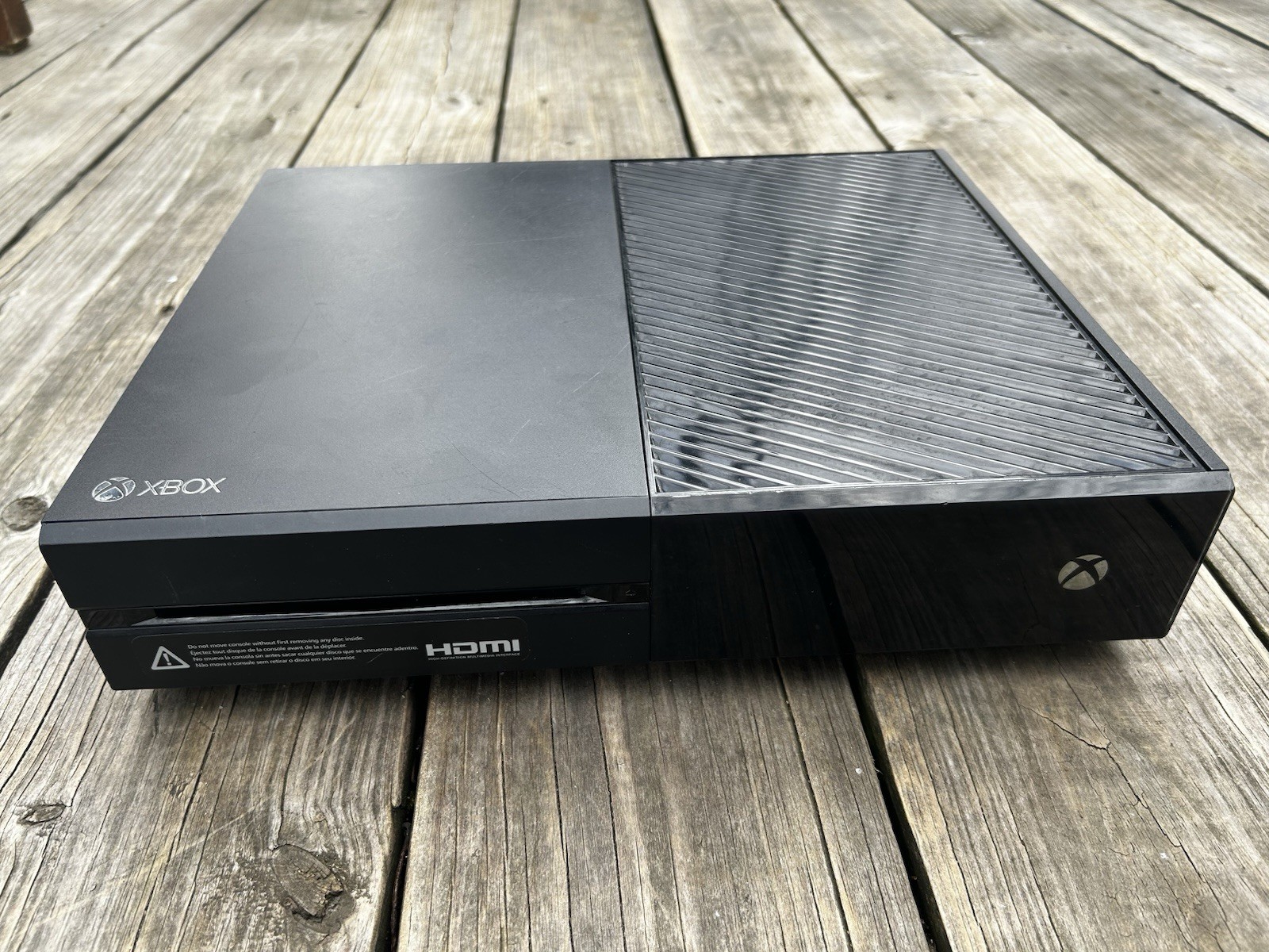 Microsoft Xbox One Black Home Console HDMI USB S/PDIF Ethernet