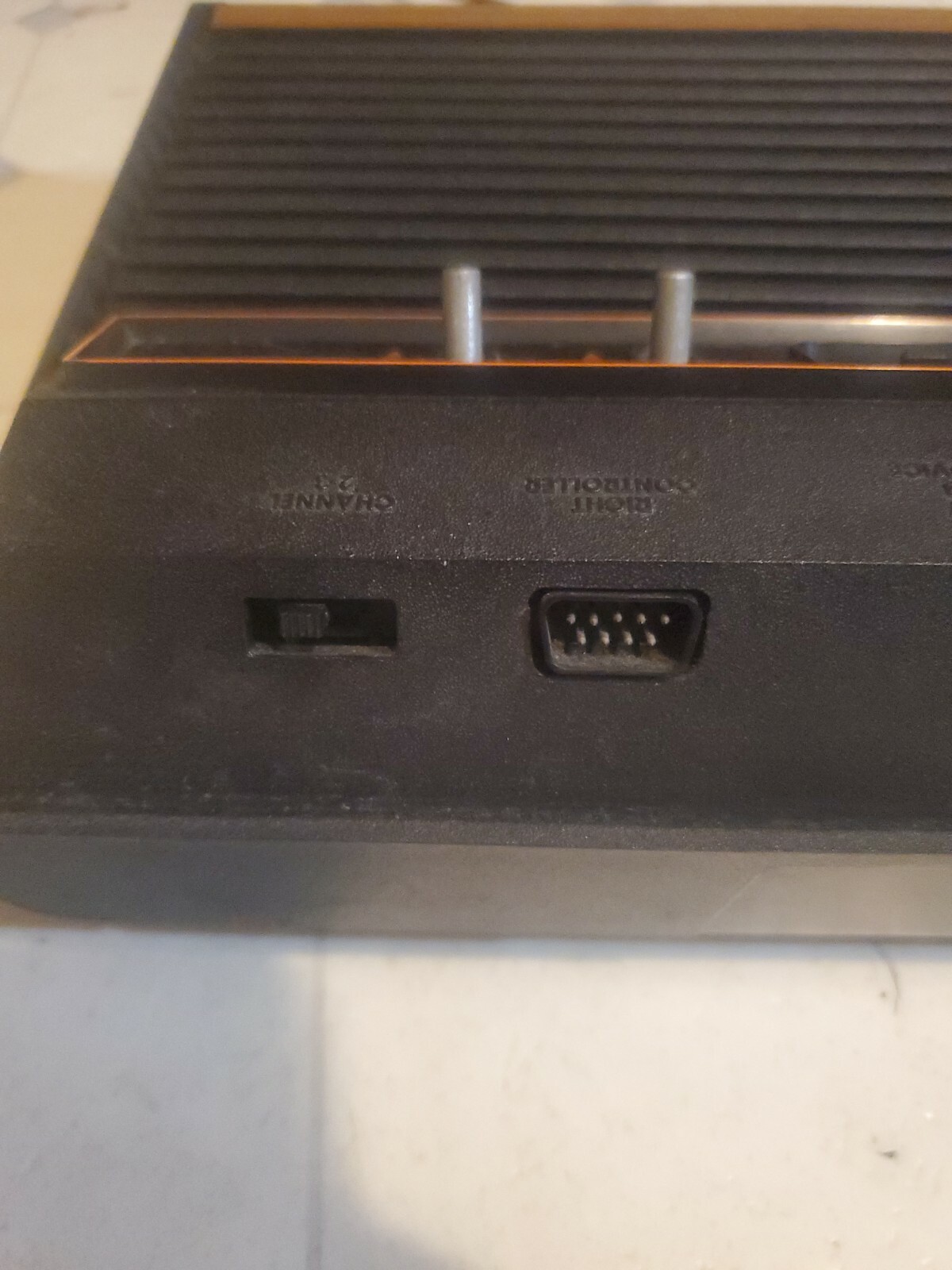 READ DESCRIPTION FOR PARTS Atari 2600 (CX-2600 A) Console Only Wood Grain