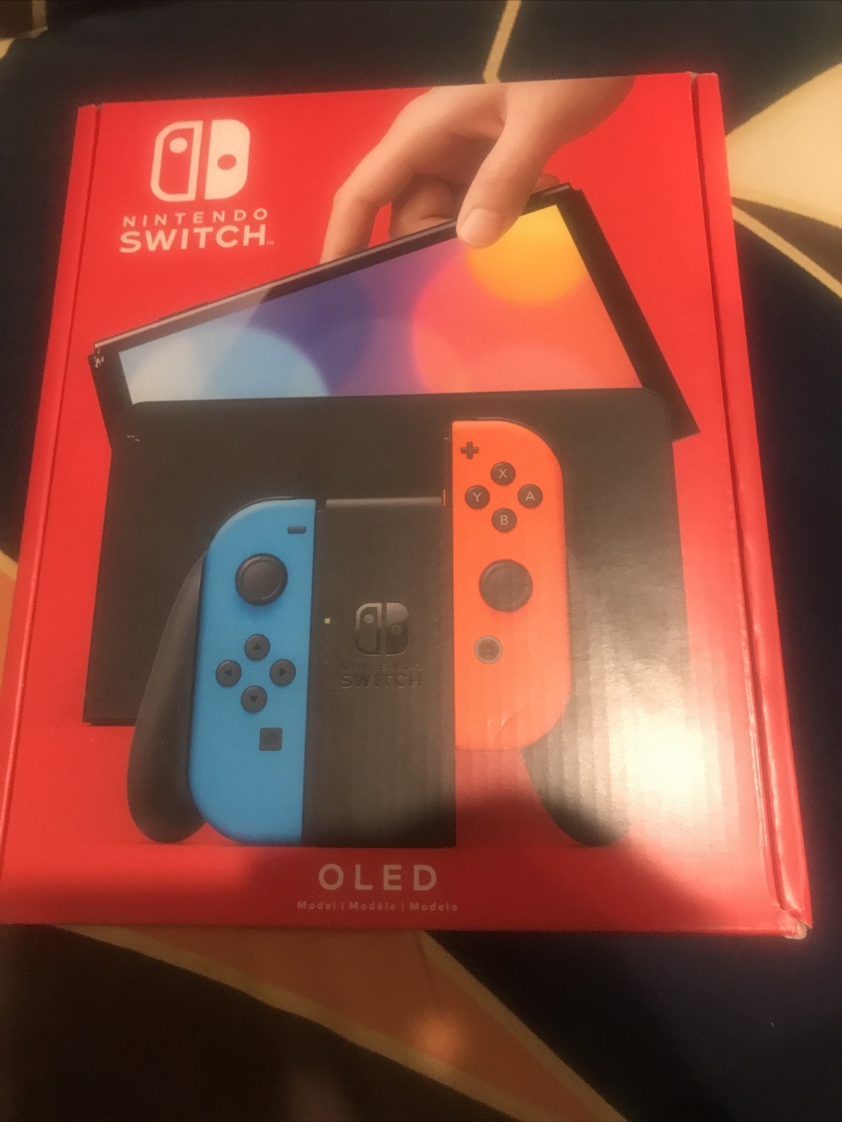 Nintendo Switch OLED Console Red &blue Joy 64 GB Same Day Shipping
