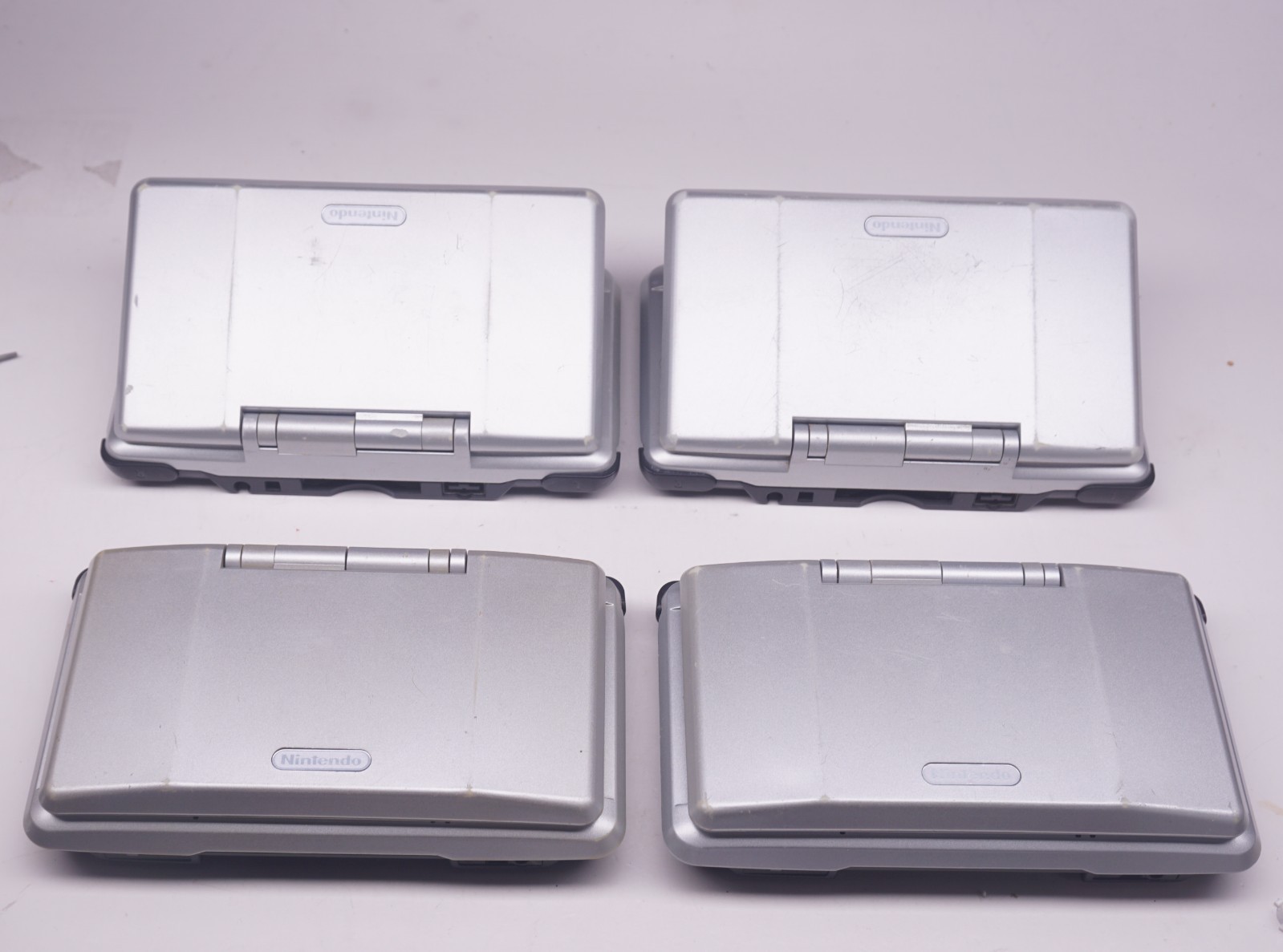 Nintendo DS Original Platinum Silver Handheld Console Refurbished New LCD Screen