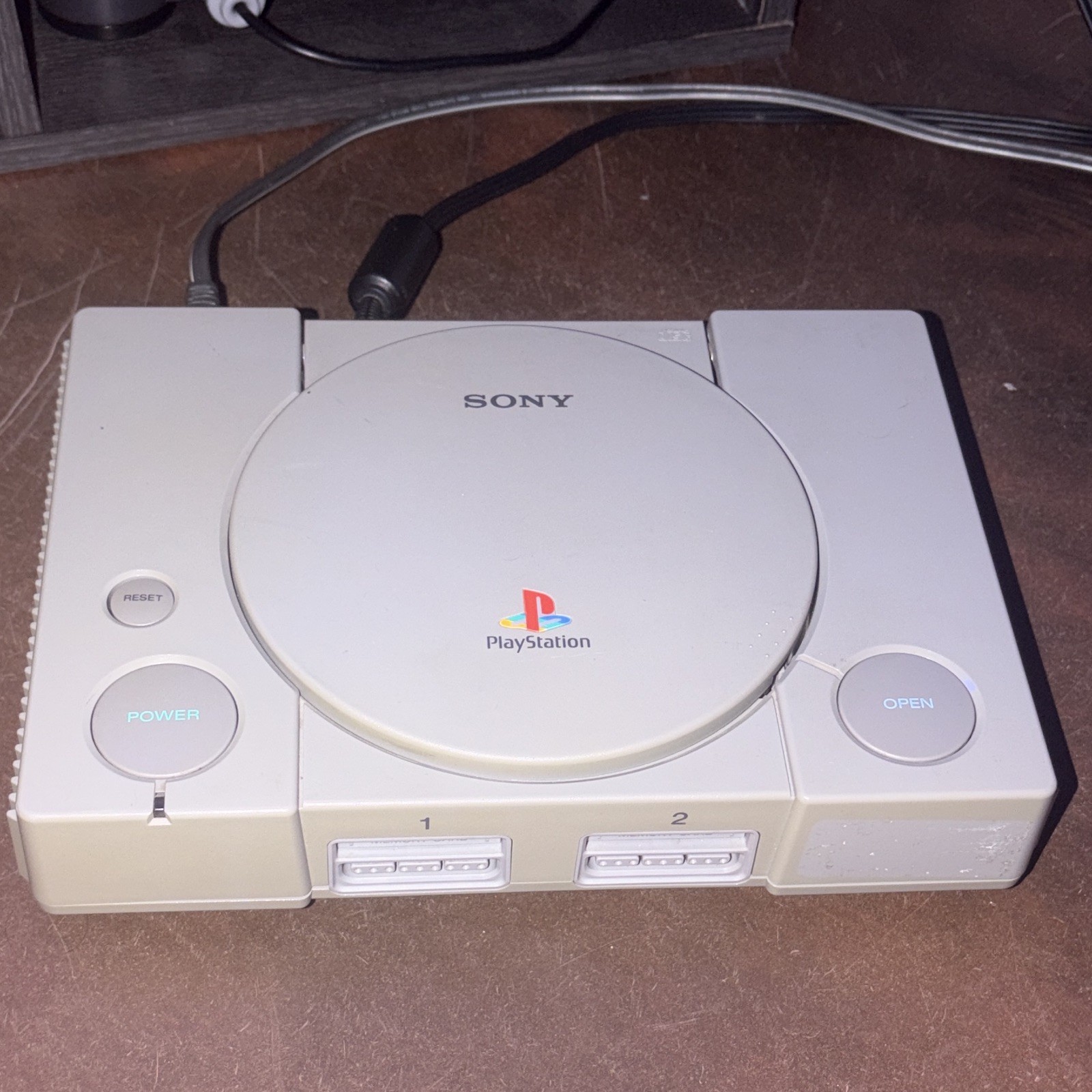 PS1 Console Gray SCPH-1001 NTSC-U/C Composite AV Cable DOES NOT SHOW DISPLAY!!!