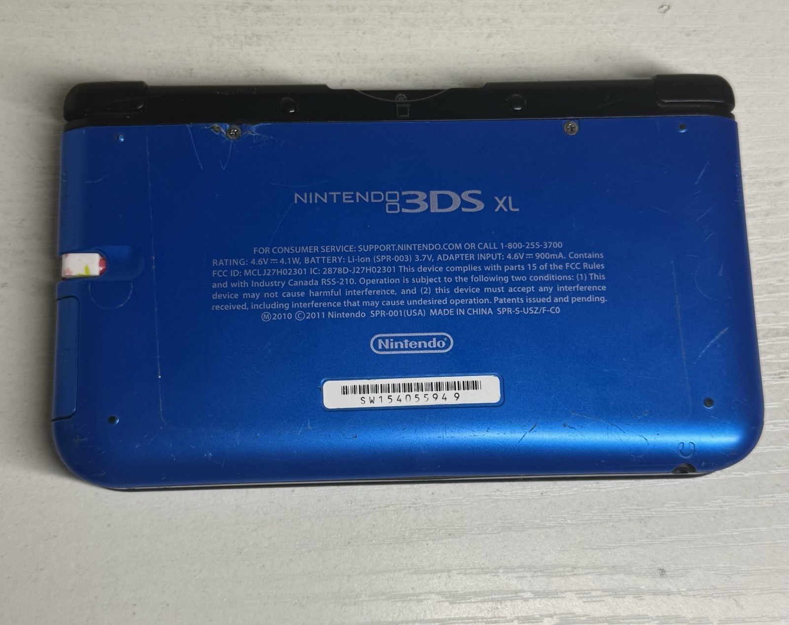 Nintendo 3DS XL Console System – Blue/Black – Tested/Works
