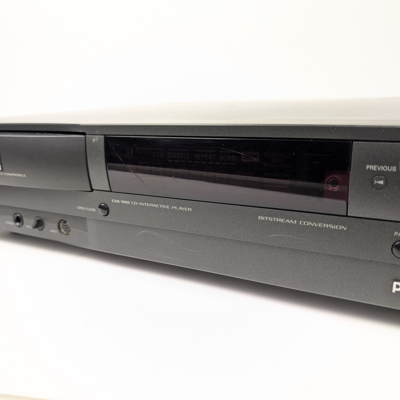 Philips CDI 910 CD Interactive Player Console Tested Working No Remote