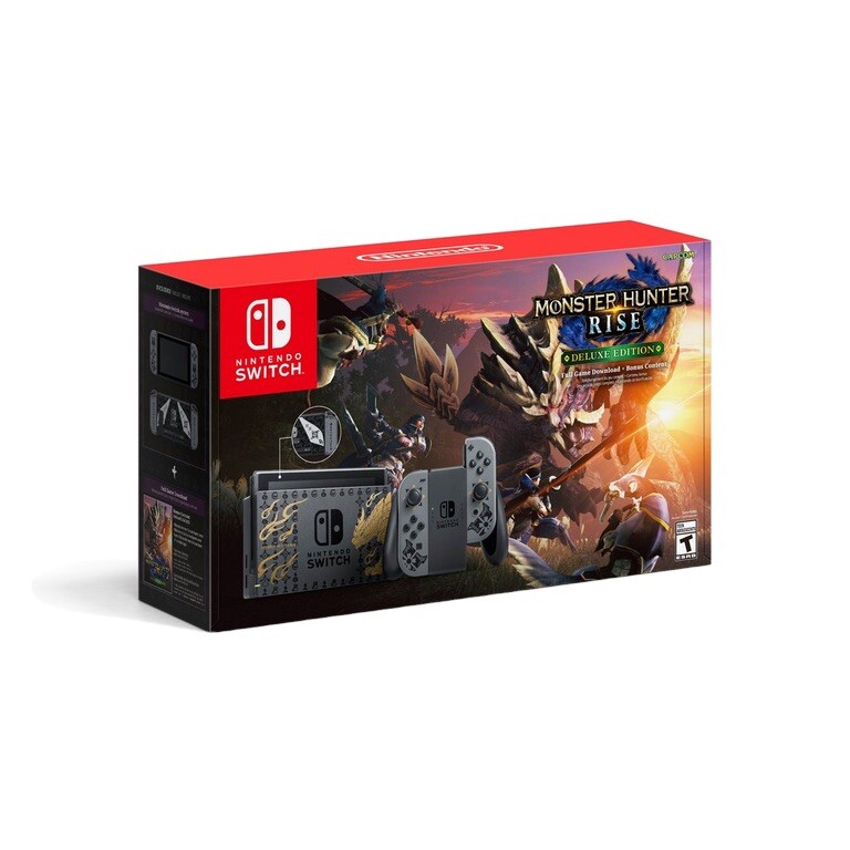 Nintendo Switch Monster Hunter Rise Console New