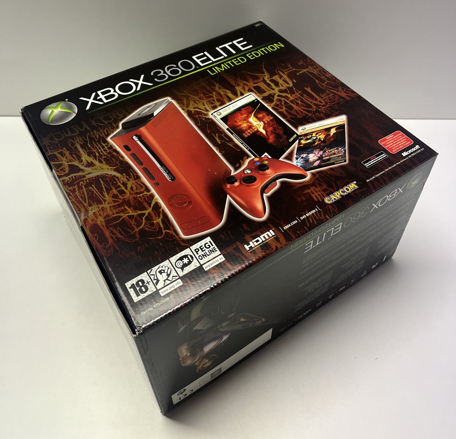 MICROSOFT XBOX 360 ELITE RESIDENT EVIL 5 EDITION 120GB RED CONSOLE NEW SEALED