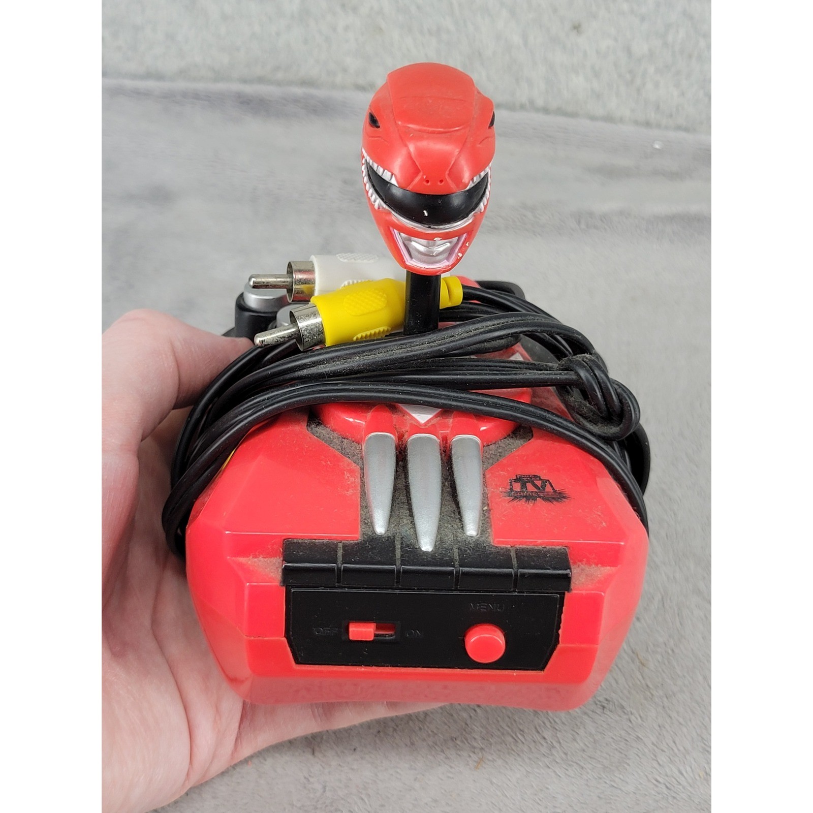 Jakks Pacific Power Rangers TV Games Plug Play Console Red Ranger Joystick 2006