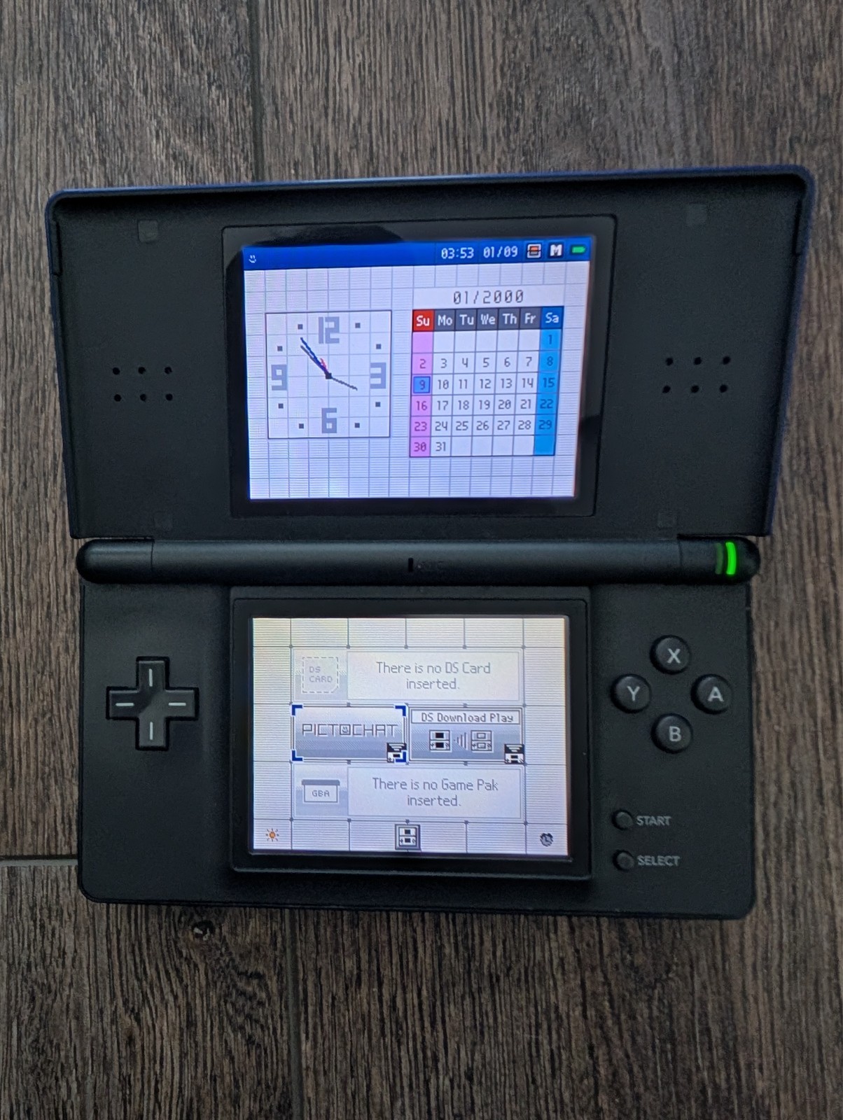Nintendo DS Lite Handheld Console Cobalt Blue – TESTED w/ stylus