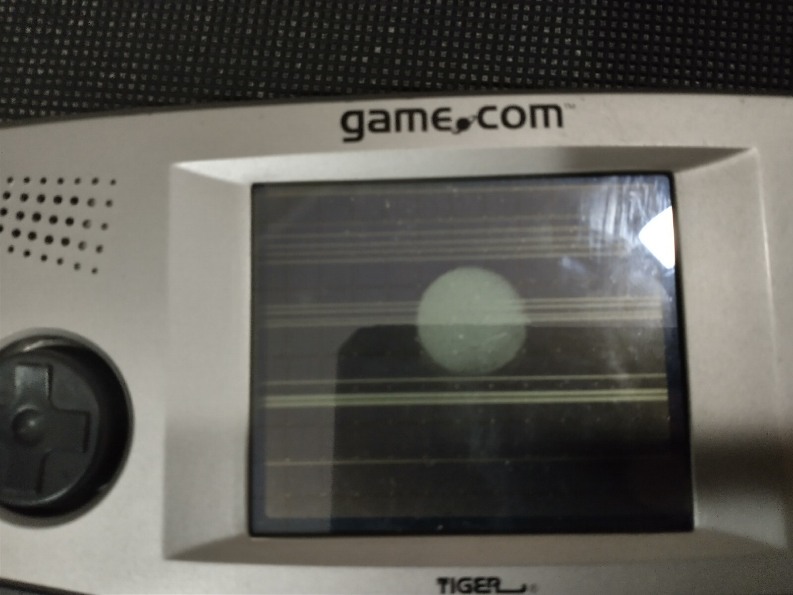 Tiger Game.Com – No Stylus + 2 Games – Jurassic Park + Lights Out – PARTS ONLY !