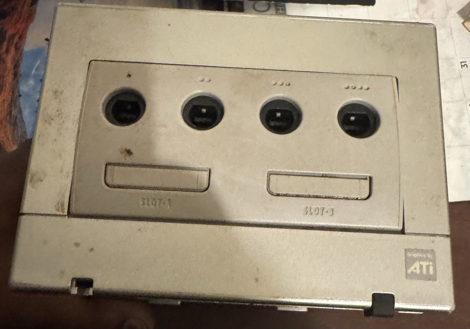Nintendo GameCube Silver Home Console Composite RCA NTSC-U/C MPN DOL-001(USA)