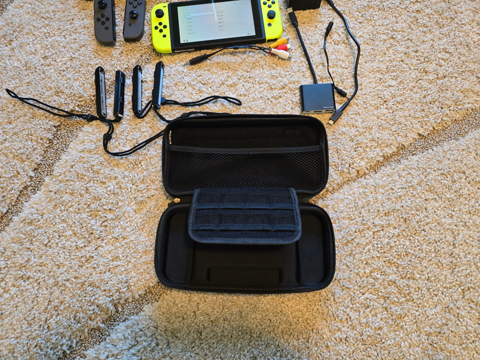 Nintendo Switch Bundle with Pro Controller, 256GB, and 4X-JoyCon Charger