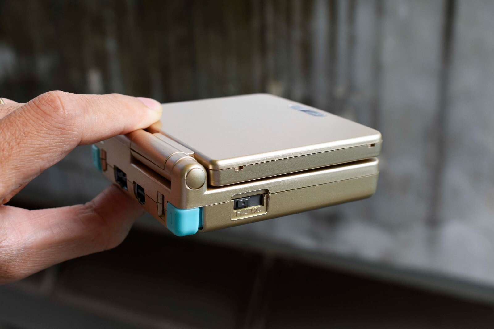 Backlit IPS LCD GBAsp Mod Nintendo Gameboy Advance SP Light Gold