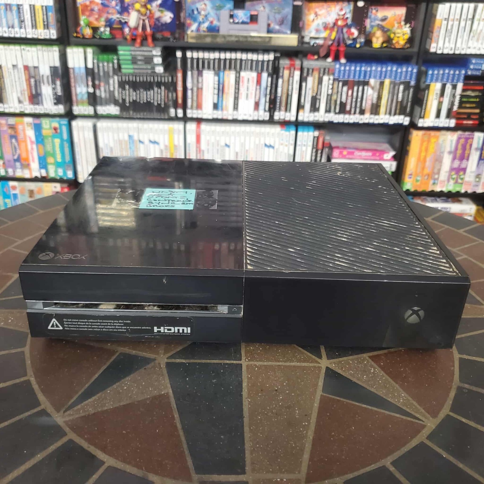 Microsoft Xbox One 500GB Console ONLY – Black – Works w/ Issues On Sticky Note!
