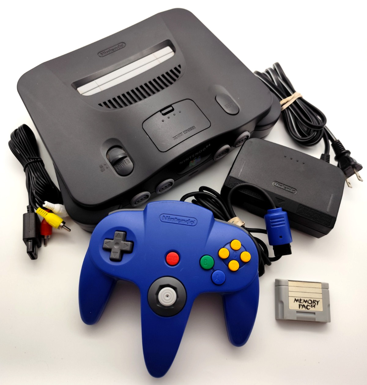 Nintendo 64 Gray Home Console System – Tested & Cleaned W/ Video! B