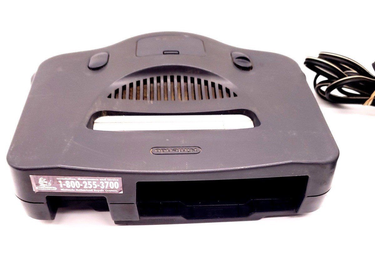Nintendo 64 Console W/ Jumper Pak & Two Games TESTED & WORKING