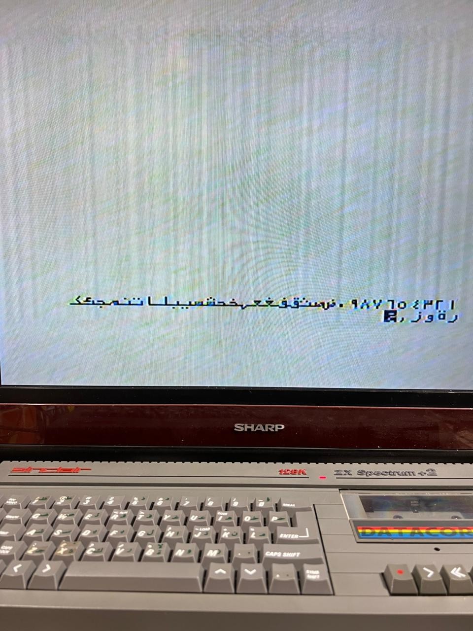 SINCLAIR ZX SPECTRUM +2 128K COMPUTER GAME VINTAGE Arabic & English سنكلير مصر
