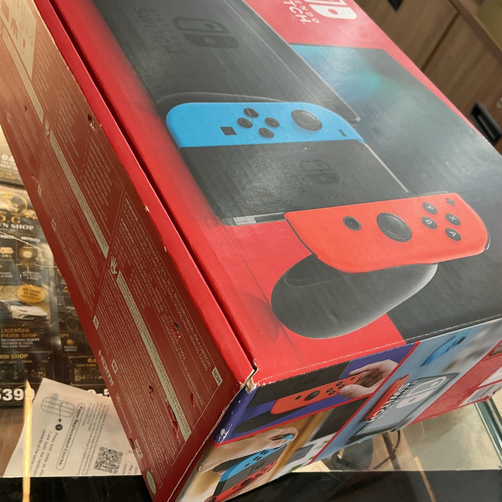 Nintendo Switch Console 32GB Motion Control Neon Red/Blue Joy-Con Dock