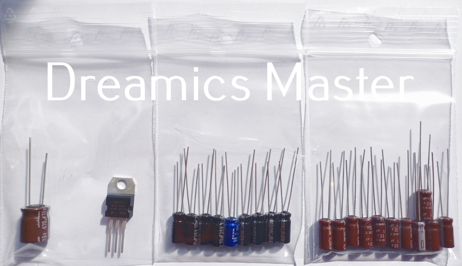 NEC PC-Engine, CoreGrafx, CoreGrafx II Replacement Capacitors Kit