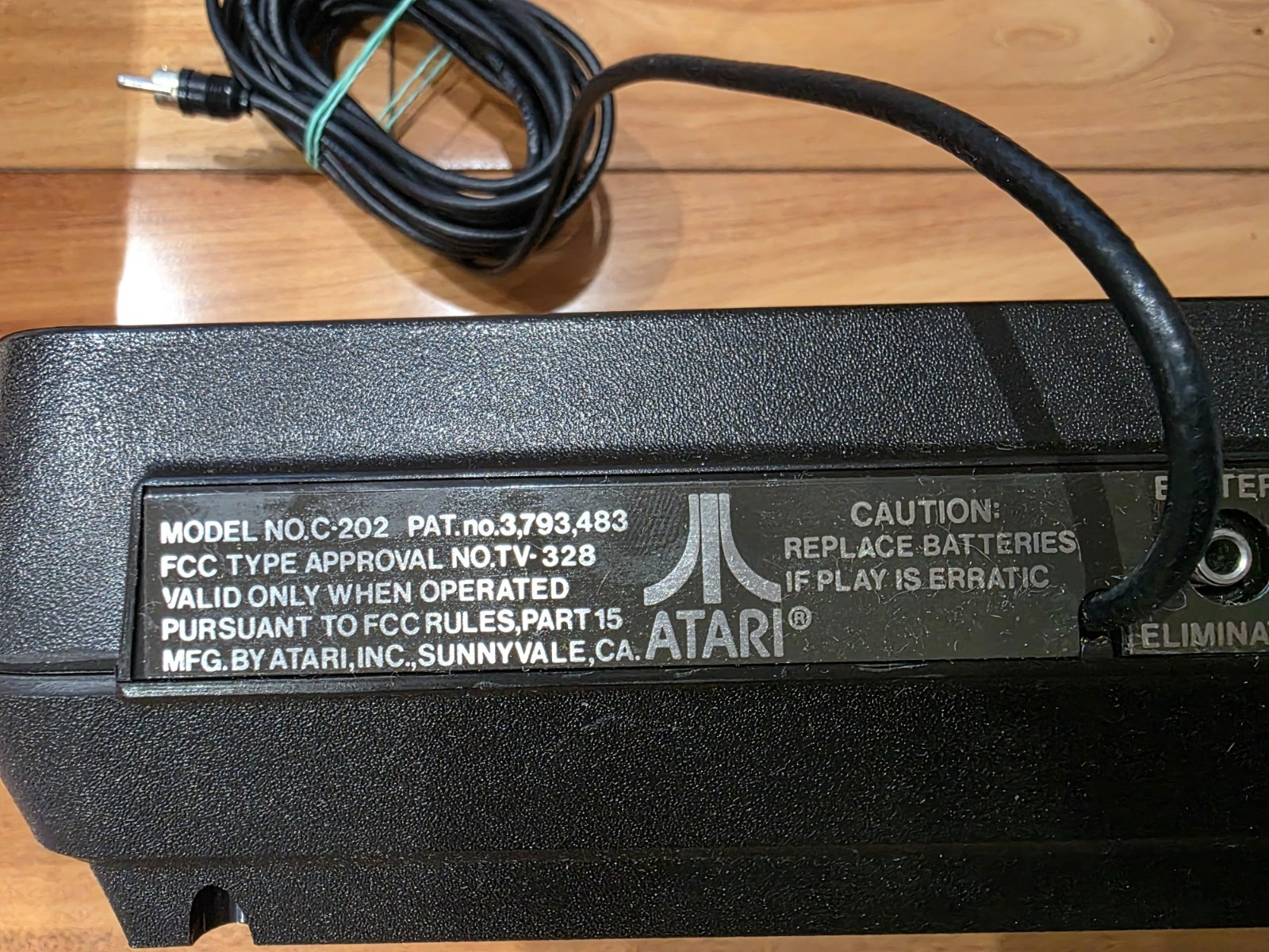 Atari Super Pong Pro-Am 10 Console – In Box w/ Original Manual (Tested)