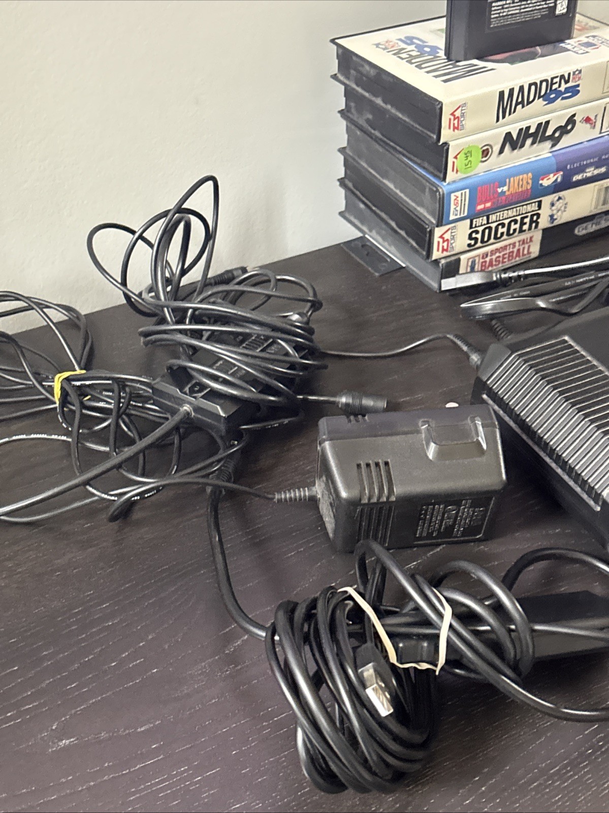 Sega Genesis One Bundle – 2 Controllers, 6 Games- Madden 95-96, FIFA Sports