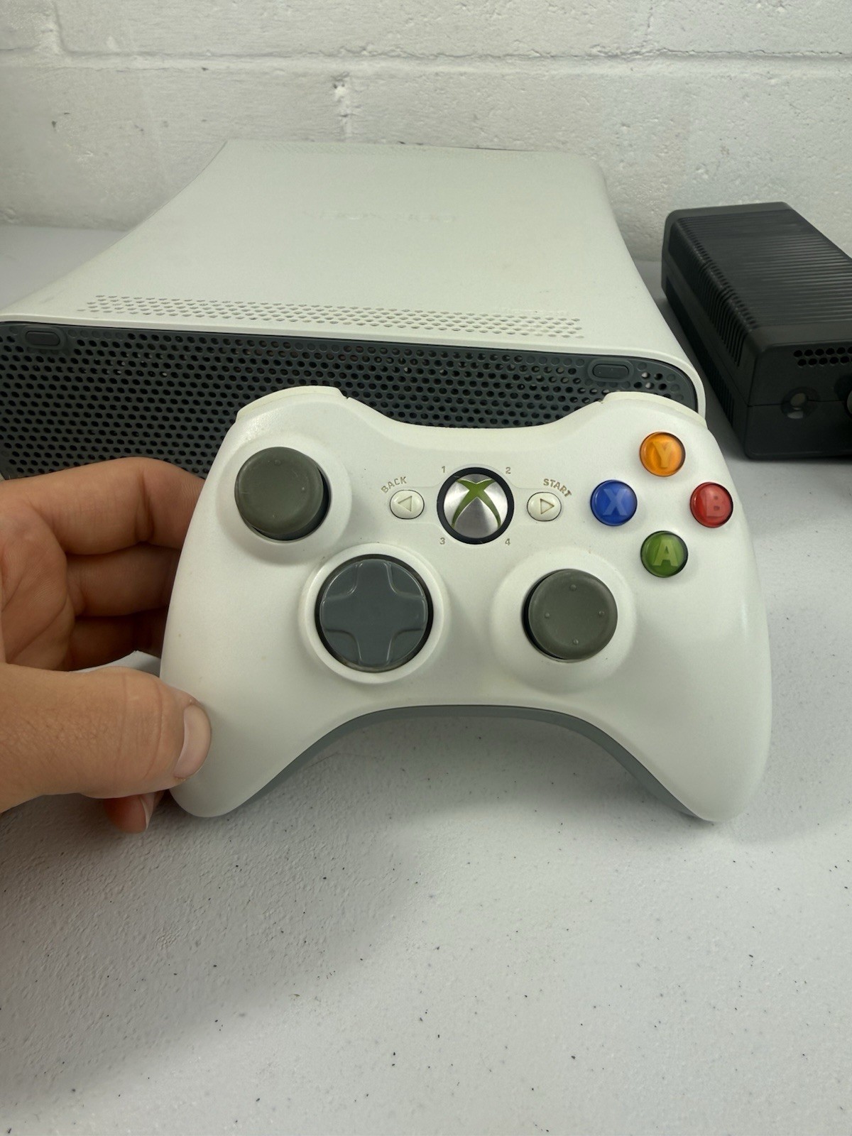 Xbox 360 Console 60GB HDD – Power Cable + Controller
