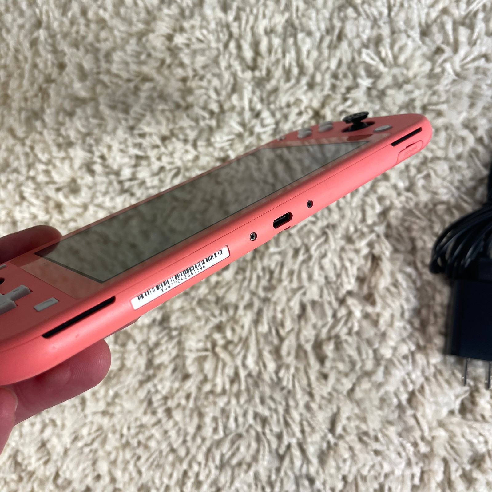 Nintendo Switch Lite Coral Pink Console Handheld System HDH-001 Tested