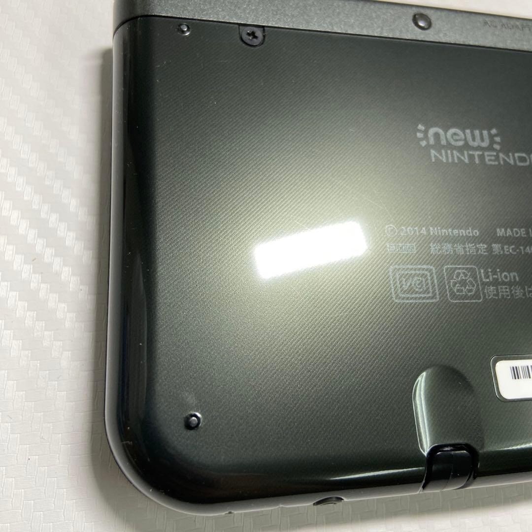 Nintendo New 3DS LL Metallic Black Complete in Box CIB Charger Manuals 6950