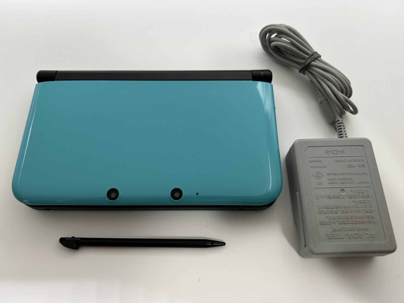 Nintendo 3DS LL Turquoise Black Limited Pack Console Tested Japanese Version