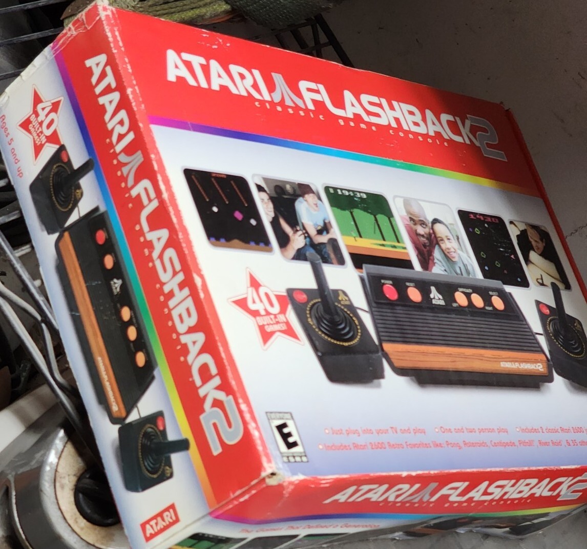 Atari Classic Game Console Flashback 2, 40 Games Original
