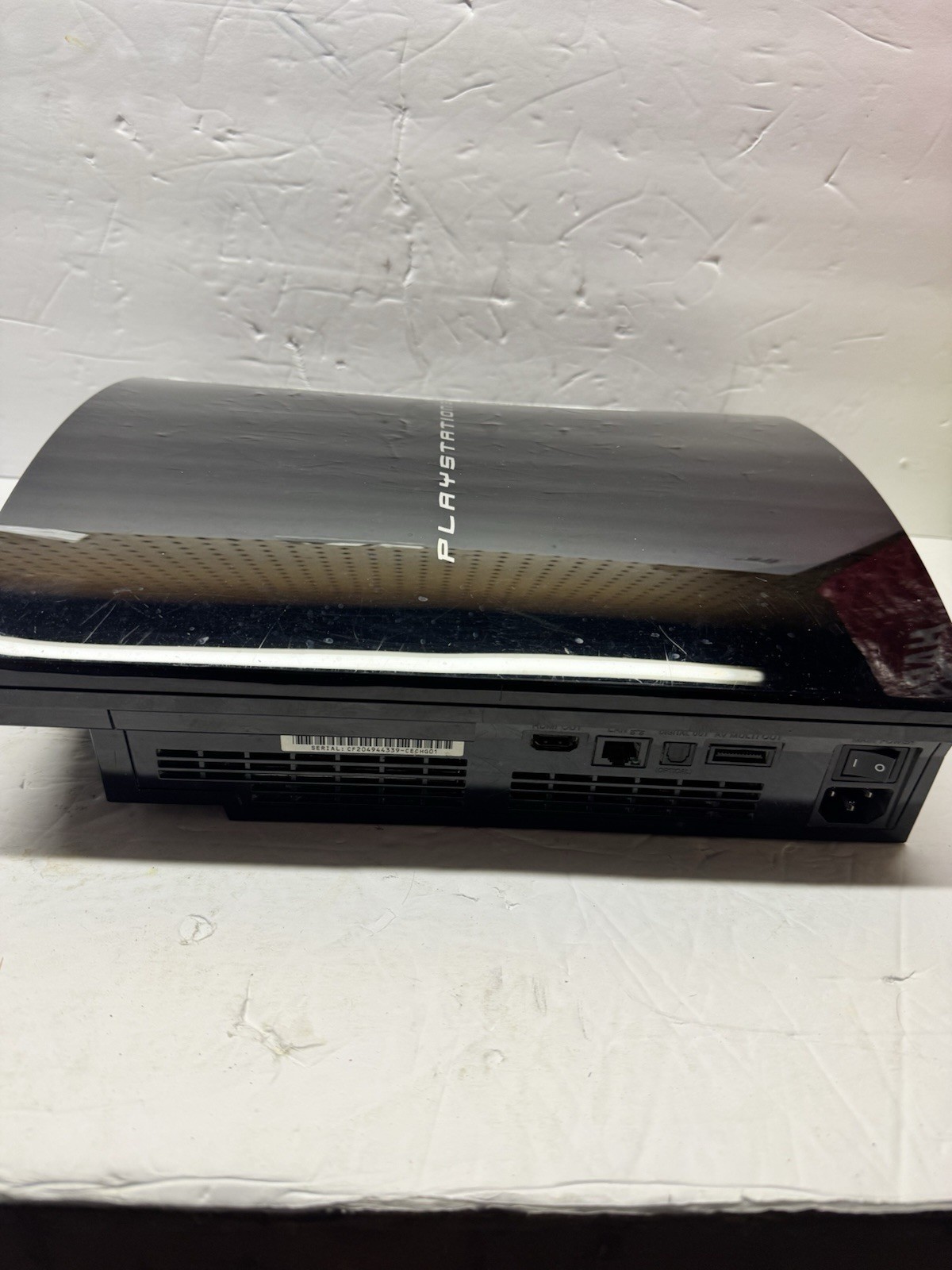 Sony PlayStation 3 PS3 Fat Console Only 40GB *For Parts Powers Off* CECHG01