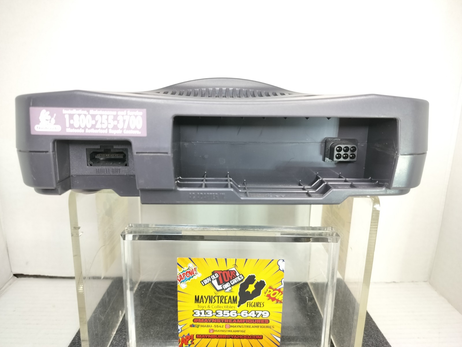 Nintendo 64 N64 Console Only with Expansion Pack Pak NUS-001 / AS-IS READ