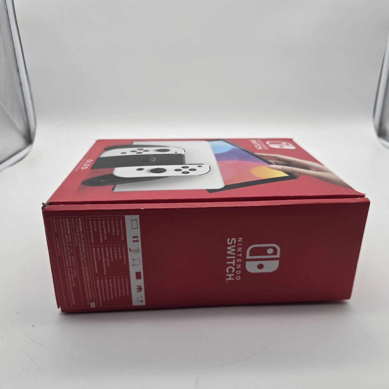 Nintendo Switch OLED HEG-001 Sysyem Console White W/ Joycons & Box Adult Owned
