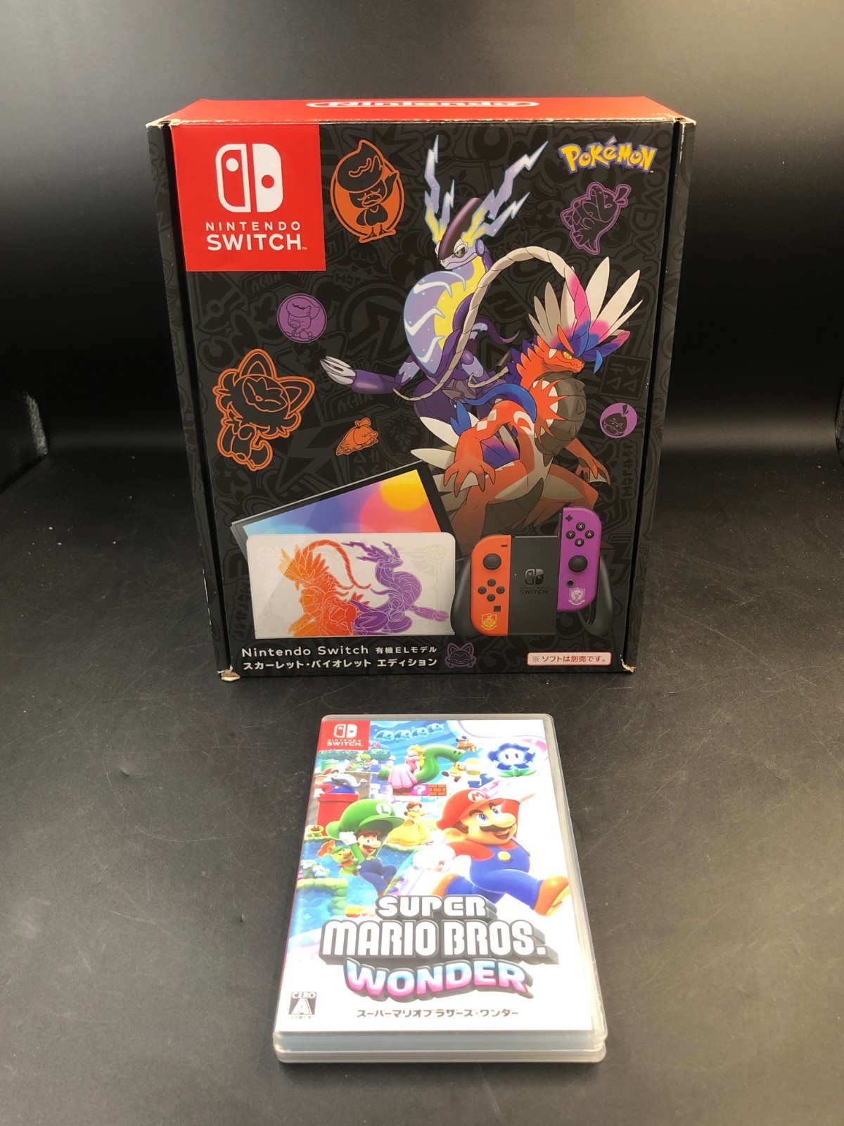 Nintendo Switch OLED Pokémon Scarlet & Violet Edition – Original Box