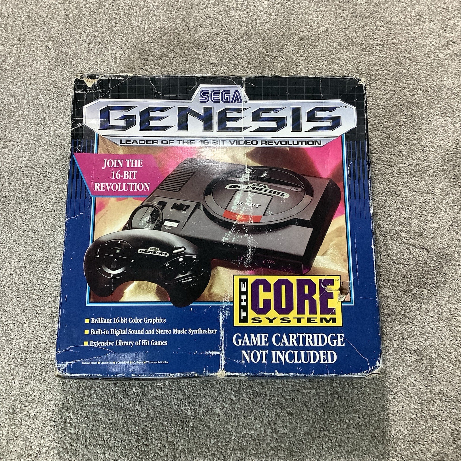 Sega Genesis Model One Complete In Box w Posters CIB Tested Fast Free Ship USA