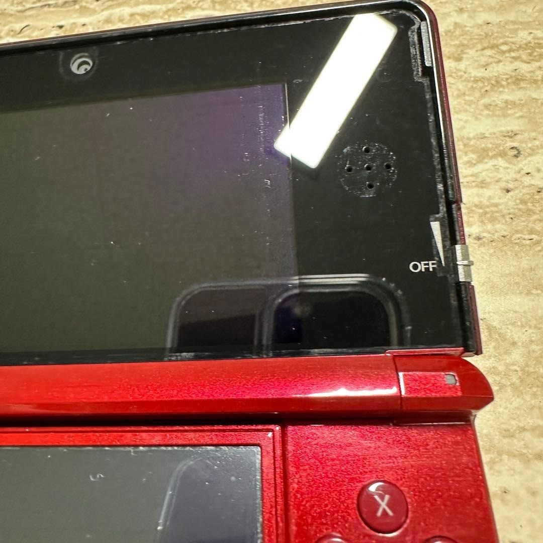 Nintendo 3DS Flare Red Console Boxed Complete Set 6579