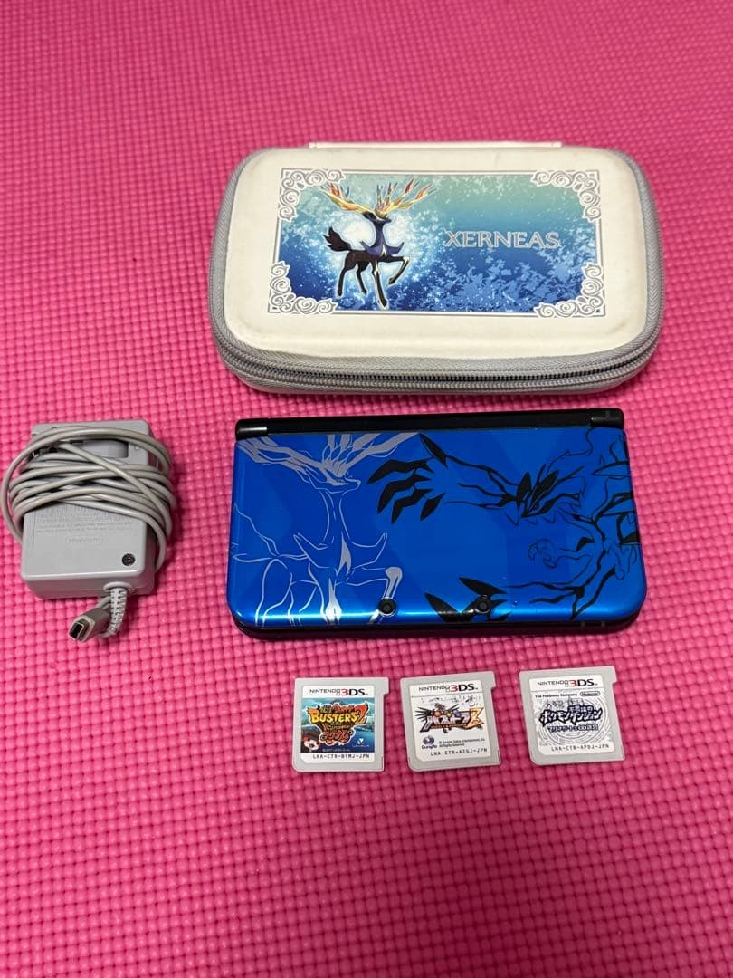 3DS/2DS/DS Nintendo 3Ds Ll Xerneas Yveltal Blue Main Unit Japan