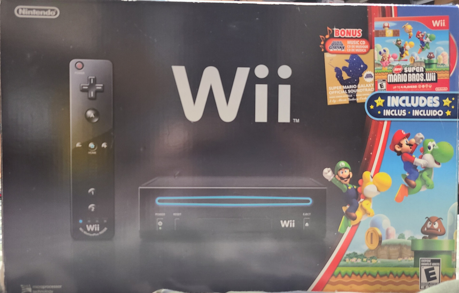 Nintendo Wii Holiday Bundle Black Console