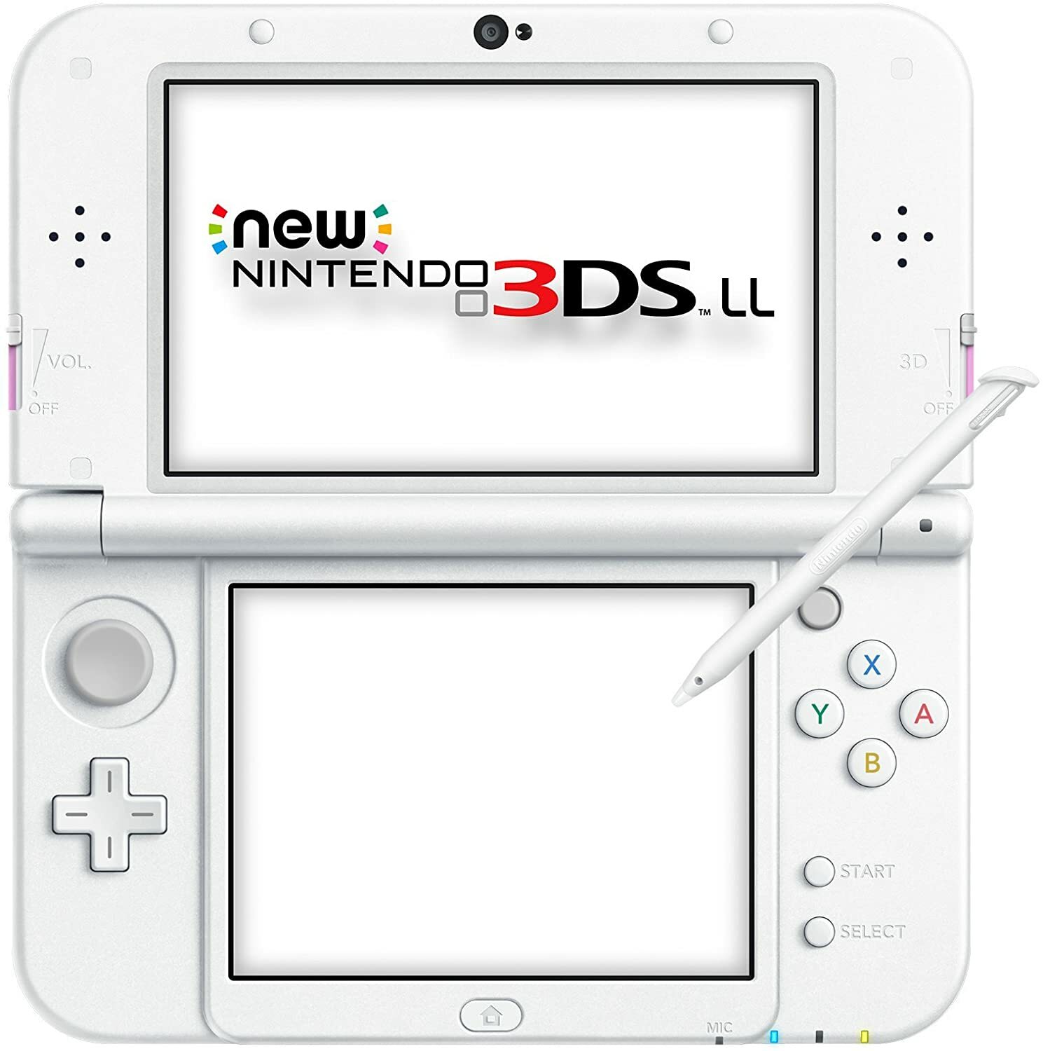 USED Japanese New Nintendo 3DS XL LL PINK WHITE only console RED-001
