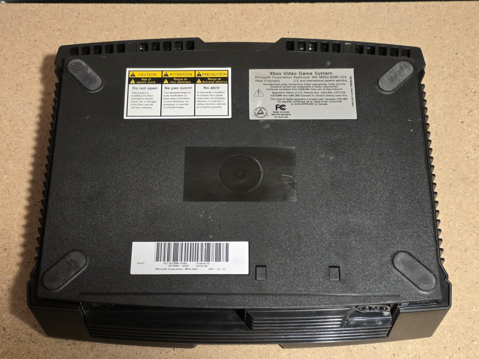 Original OG Microsoft Xbox Console w/ 2 Controllers AV Cable & HALO Never Opened