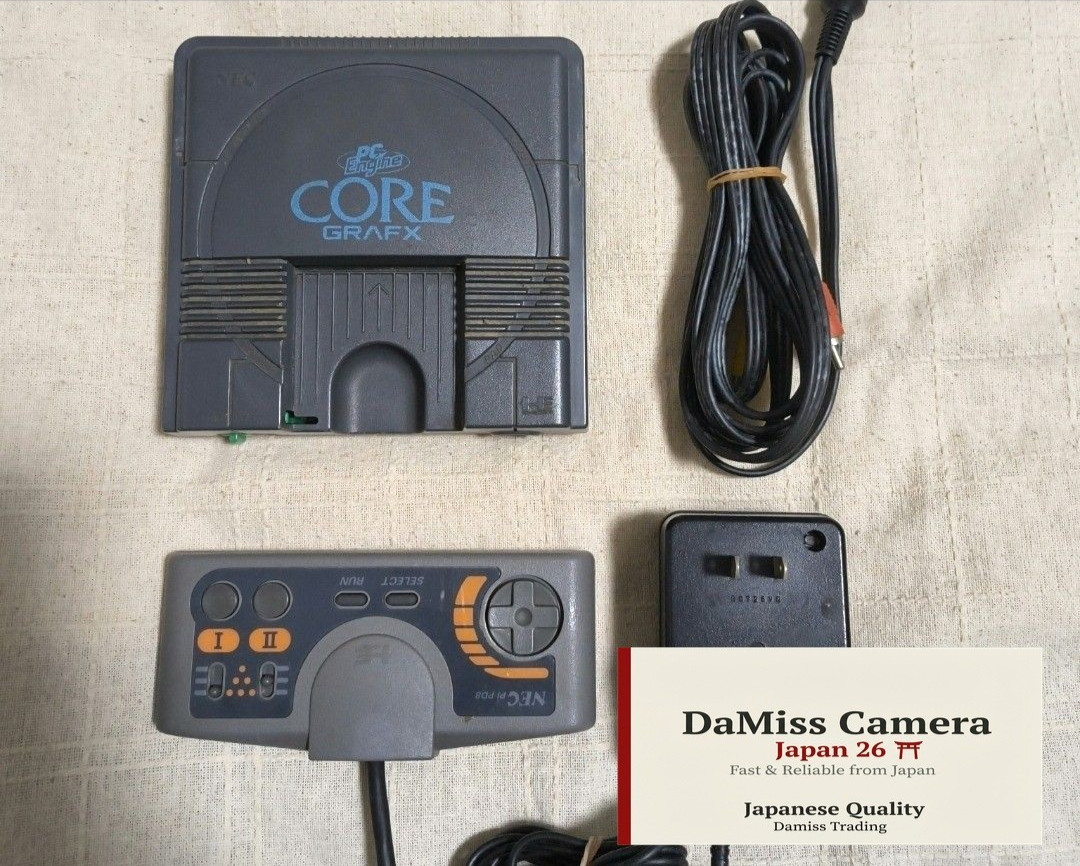 NEC PC Engine CoreGrafx PI-TG3 Tested Working Cap Replaced w/Controller 425
