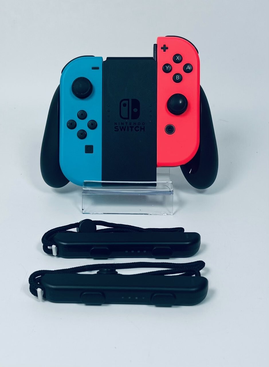 Nintendo Switch Console Neon Blue/Red Joy-Con Set Boxed Excellent Condition Test