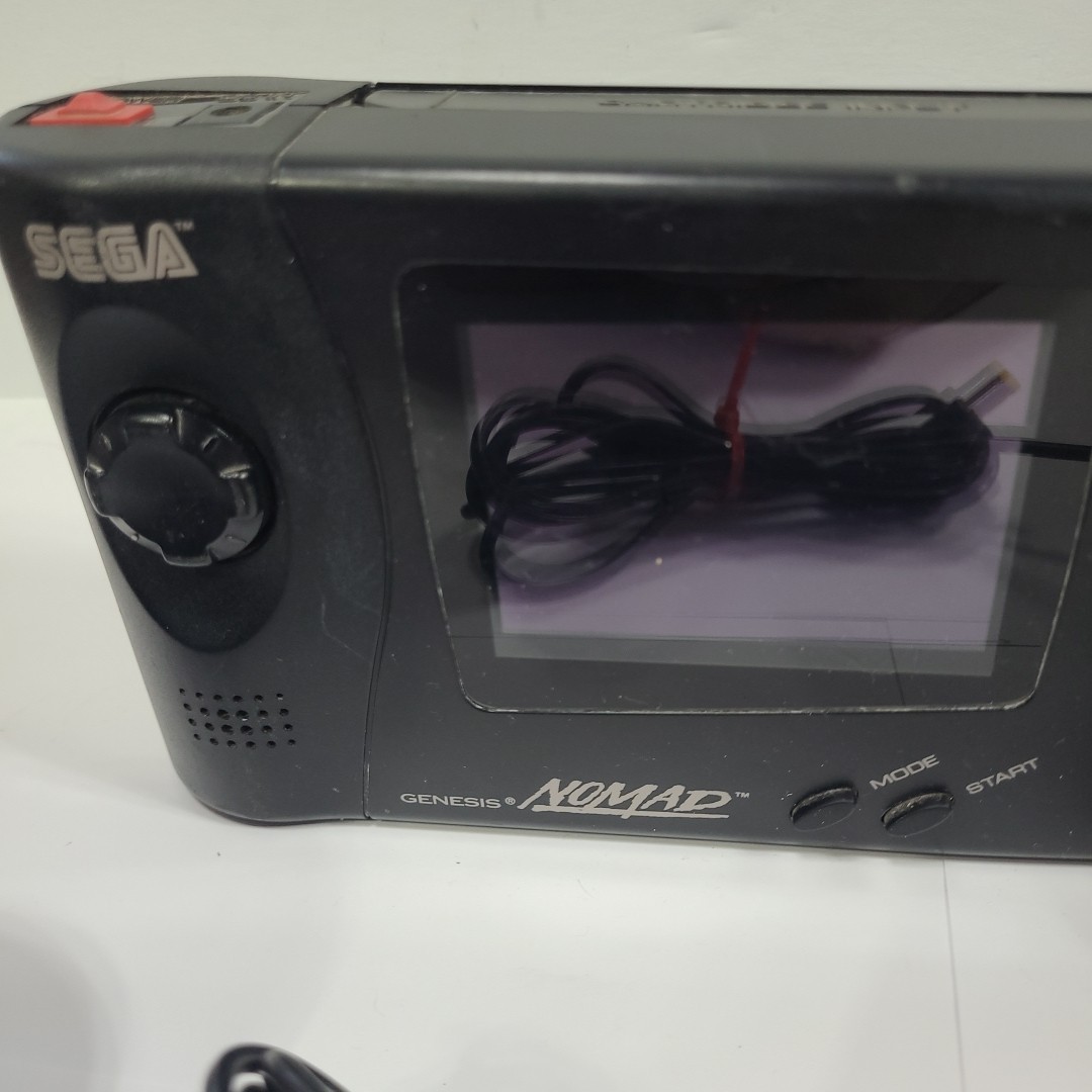 Sega Genesis Nomad MK-6100 Console- Tested/Working Plus Ac Adapter